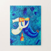 Die Hochzeitsmalerei zeitgenössischer Kunst Puzzle (Vertikal)