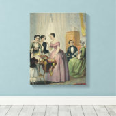Die Hochzeitspräsentationen Leinwanddruck (Insitu (Holzboden))