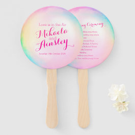 Die Hochzeitsstiftung ist im Luftblasen-Kunstprogr Fächer