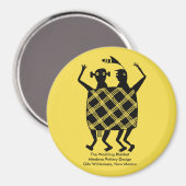 Die Hochzeitstorte Magnet (Vorderseite/Rückseite)