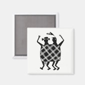 Die Hochzeitstorte Magnet (Vorderseite/Rückseite)
