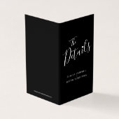 Die Hochzeitsveranstaltung Details Gastplan Korall (Vorderseite)