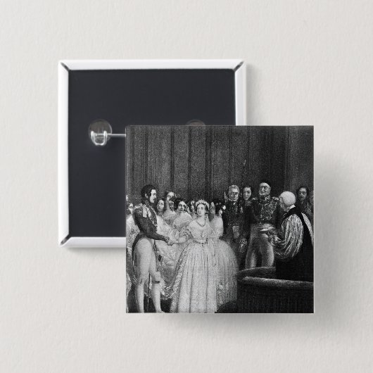 Die Hochzeitszeremonie Button (Vorne & Hinten)