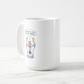 Die Hockey-Fan-Vater-Art Kaffeetasse (Vorderseite Links)