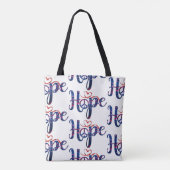 Die Hoffnung auf Frieden Tasche (Rückseite)
