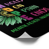 Die Hoffnung auf Schmerzen beendet das Bewusstsein Poster (Ecke)