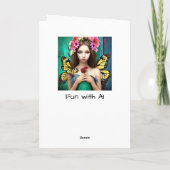 Die Hoffnung, dass alles gut mit dir ist Karte (Rückseite)