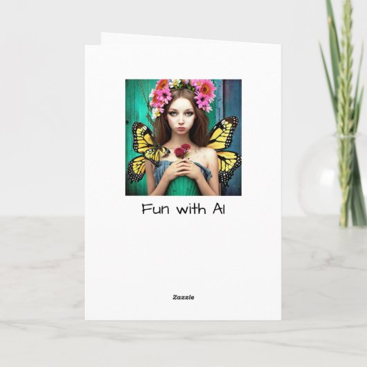 Die Hoffnung, dass alles gut mit dir ist Karte (Rückseite)