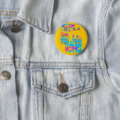 Die Hoffnung der USA: farbenfrohe Texturierung Button (Beispiel)