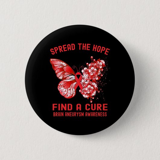 Die Hoffnung, ein kurses Gehirnaneurysma-Bewusstse Button (Vorderseite)