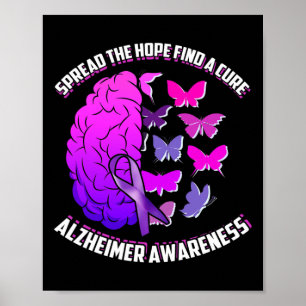 Die Hoffnung, eine Alzheimer-Heilung zu finden Poster