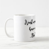 Die Hoffnung einer Mutter in jedem Schluck Kaffeetasse (Links)