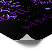 Die Hoffnung finden Sie die Heilung - fibromyalgie Poster (Ecke)