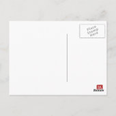 Die Hoffnung ist auf Postkarte gefallen (Rückseite)