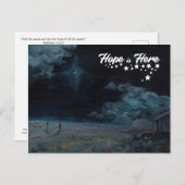 Die Hoffnung ist hier Postkarte (Vorne/Hinten)