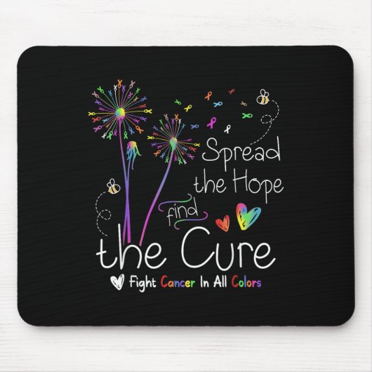 Die Hoffnung verbreiten, die Heilung Krebs Hoffnun Mousepad (Vorne)