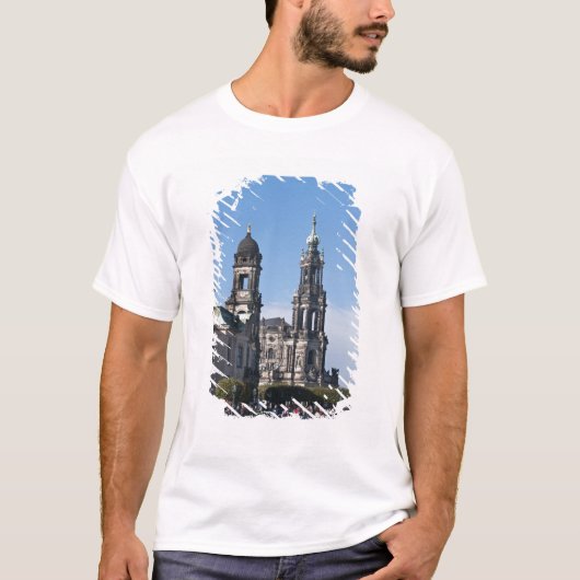 Die Hofkirche (Kirche des Gerichtshofes) Dresden T-Shirt (Vorderseite)