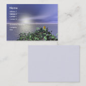 Die hohe Ansicht des Vogels Visitenkarte (Vorne/Hinten)