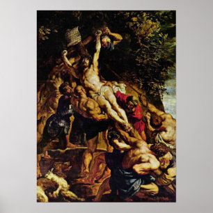 Die Höhe des Kreuzplakats Poster