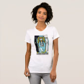 Die hohe Priesterin-Tarot-Karte T-Shirt (Vorne ganz)