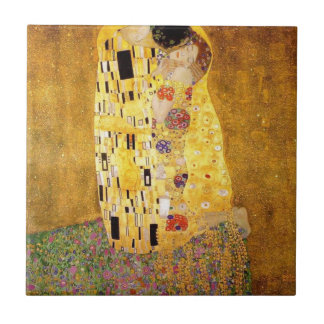 Die hohe Resolution des Kissens Gustav Klimt Fliese