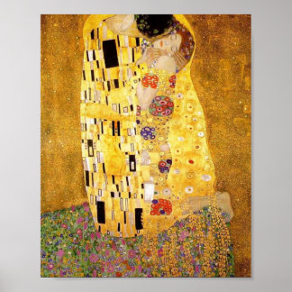 Die hohe Resolution des Kissens Gustav Klimt Poster