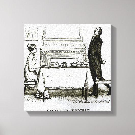 Die Höhe seiner Gefühle Leinwanddruck (Vorderseite)