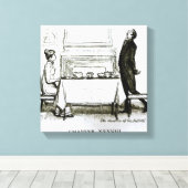 Die Höhe seiner Gefühle Leinwanddruck (Insitu (Holzboden))