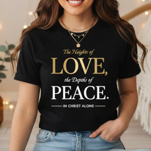 Die Höhen der Liebe, die Tiefen des Friedens Tri-Blend Shirt