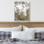 Die hohen Gipfel der Rocky Mountains Leinwanddruck (Insitu (Schlafzimmer))