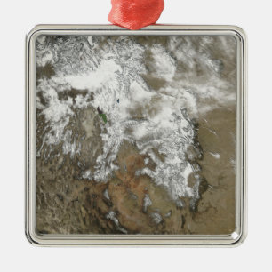 Die hohen Gipfel der Rocky Mountains Ornament Aus Metall