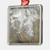 Die hohen Gipfel der Rocky Mountains Ornament Aus Metall (Links)