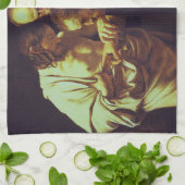 Die Höhepunkte des Heiligen Thomas von Caravaggio Geschirrtuch (Gefaltet)