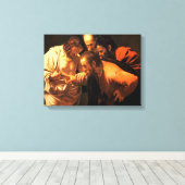 Die Höhepunkte des Heiligen Thomas von Caravaggio Leinwanddruck (Insitu (Holzboden))