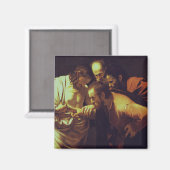 Die Höhepunkte des Heiligen Thomas von Caravaggio Magnet (Vorderseite/Rückseite)
