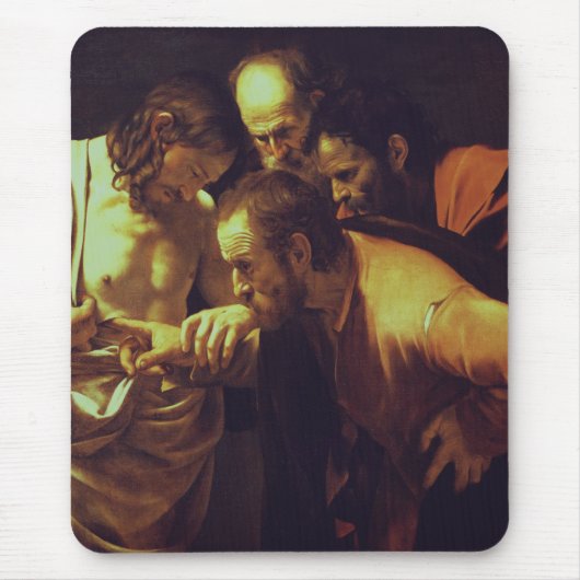 Die Höhepunkte des Heiligen Thomas von Caravaggio Mousepad (Vorne)