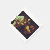 Die Höhepunkte des Heiligen Thomas von Caravaggio Serviette (Ecke)