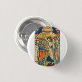 Die Höhepunkte des Heiligen Thomas von Psalter Button (Vorne & Hinten)