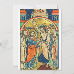 Die Höhepunkte des Heiligen Thomas von Psalter Feiertagskarte