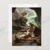 Die Höhle des Sturms Nymphen, 1903 (Öl auf Leinwan Postkarte (Vorne/Hinten)