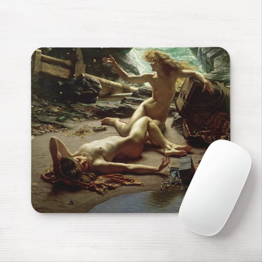 Die Höhle des Sturms Nymphs, 1903 (Öl auf Mousepad (Mit Mouse)