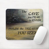 DIE HÖHLE, DIE SIE ANGST HABEN, UM JA. CAMPBELL MA MOUSEPAD (Mit Mouse)