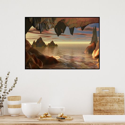 Die Höhle Poster (Küche)