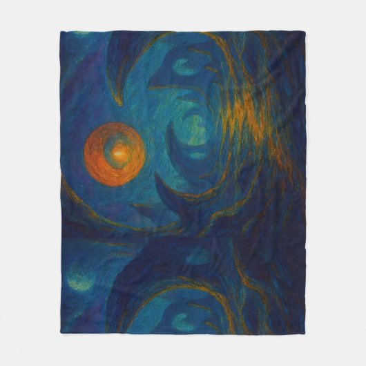 Die Höhlenhimmel Fleecedecke (Vorderseite)
