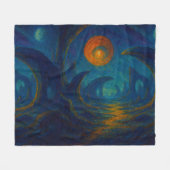 Die Höhlenhimmel Fleecedecke (Vorderseite (Horizontal))