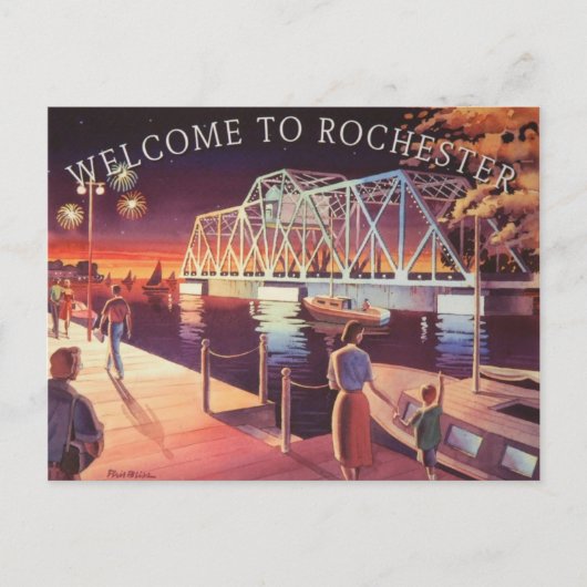 Die Hojack Swing Bridge Postcard Postkarte (Vorderseite)