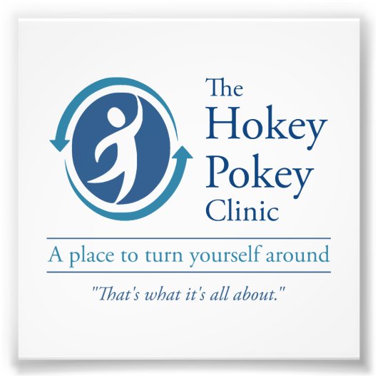 Die Hokey Pokey-Klinik Fotodruck (Vorne)