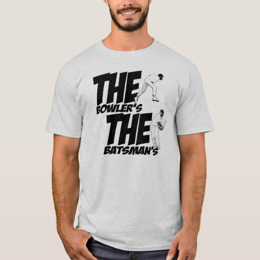 Die Holding des Werfers der Willey des Schlagmanns T-Shirt (Vorderseite)