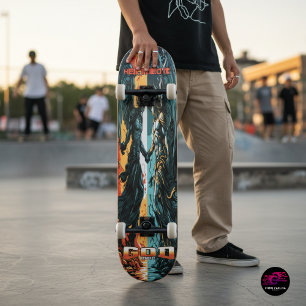 Die Hölle hat es versucht Gott hat es verneint Chr Skateboard