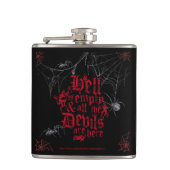 Die Hölle ist leer Flachmann (Vorderseite)